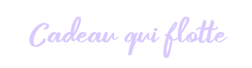 Un cadeau qui flotte