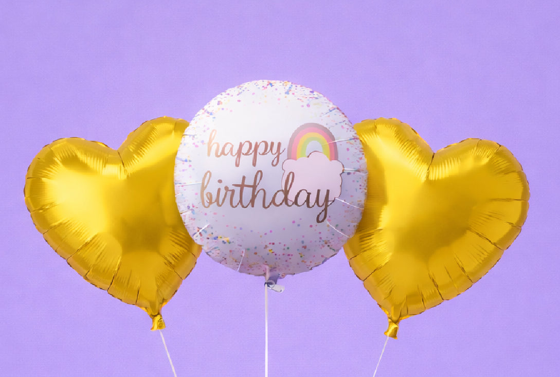 🎈 Coffret Ballons Surprise – Happy Birthday Un cadeau qui flotte